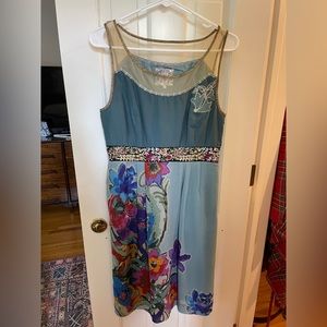 Anthropologie Floreat Floral Dress